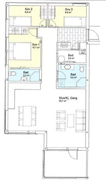 Geilotunet - Perfekt Beliggenhet, Sentralt, Langs Elven, 6 Personer Apartment *